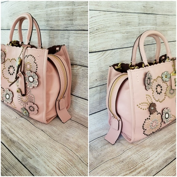 🌺NWT Coach 1941 Exotic Tea Rose Rivet Rogue - Picture 3 of 8
